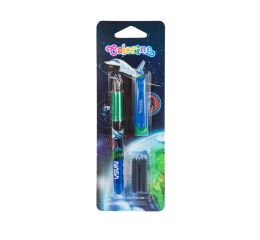 Pero na bombičky COLORINO NASA na blistru + bombičky 2 ks