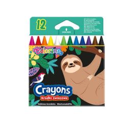 Voskovky COLORINO WILDKID 12 barev