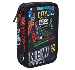 Penál 2 zipy Jumper Big City - vybavený