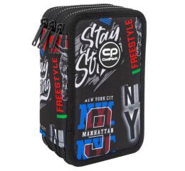 Penál 3 zipy Jumper Big City - vybavený