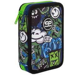 Penál 2 zipy Jumper Monster Team - vybavený