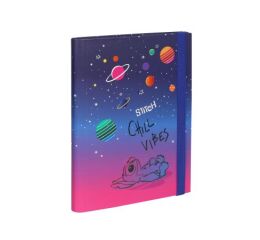 Desky na sešity A5 s širokou gumou - Stitch pastel vzor 1