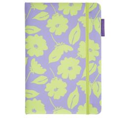 Designový notes A5 Flores LILA - linka