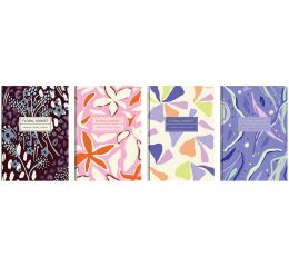 Záznamní kniha A5 96l 70g Floradelic čtv.