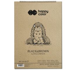 Blok skicovací A5 SP 80g/m2 50l black & brown
