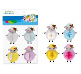 Samolepka HARM 3D - Ovečky 4 ks