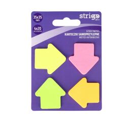 Samolepící záložky Strigo 80 ks šipky