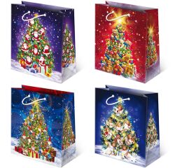 Vánoční papírová taška T-8L sestava 45