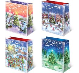 Vánoční papírová taška XL sestava 46