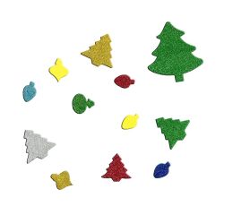 Vánoční samolepky - mix PVX03