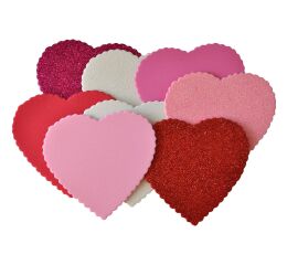 Pěnová samolepka - srdce PVW 08