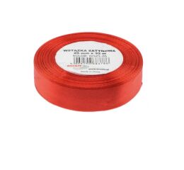 Atlasová stuha 25 mm červená - 26