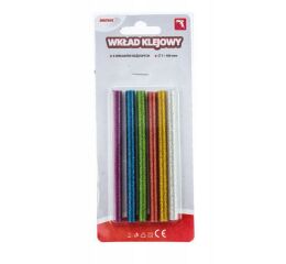 Lepící tyčinka s brokátem mix 7 mm