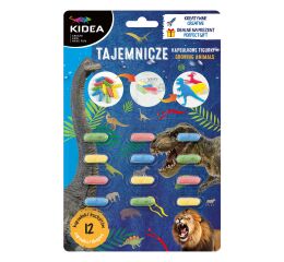 Kapsle s rostoucími figurkami 12 ks - Dinosauři