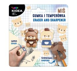 Pryž a ořezávátko na blistru - Medvěd