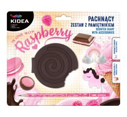 Památník voňavý MALINA s tužkou a pryžemi