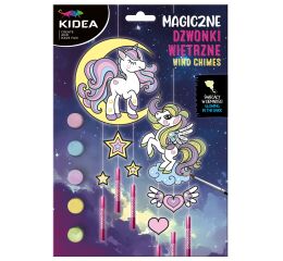 Zvonkohra svítící ve tmě Wind Chimes Unicorn