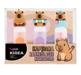 Zvýrazňovače sada 3 barev - Kapybara