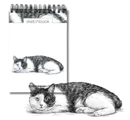 Skicovací notes A6 SP 60l čistý Kočka