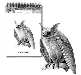 Skicovací notes A6 SP 60l čistý Netopýr