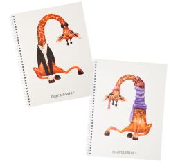 Blok SWING SP A4 80l čtvereček Žirafa