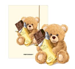 Desky s gumou A4 Teddies a Medvídek s čokoládou