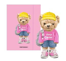 Desky s gumou A4 Teddies a Medvídek v kšiltovce