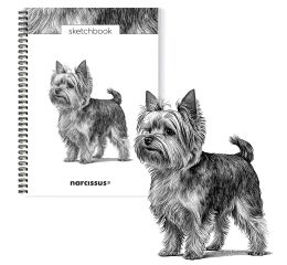 Skicovací notes A4 SP 60l čistý PES Yorkshire Terrier