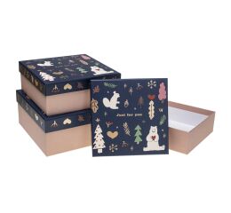 Dárkové krabice sada 3 ks 22003