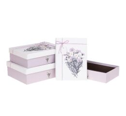 Dárková krabice PUD-24085-KW pastel sada 3ks