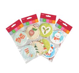 Vánoční jmenovky na dárky 16 ks