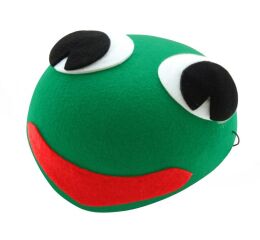Párty čepice filcová Žabka