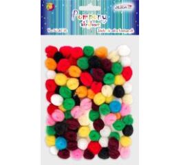 Bambule akrylové 1,5 cm 100 ks