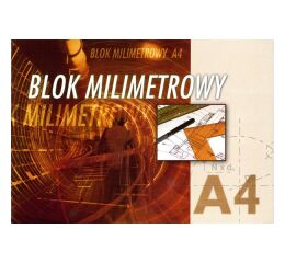 Blok milimetrový A4 20l