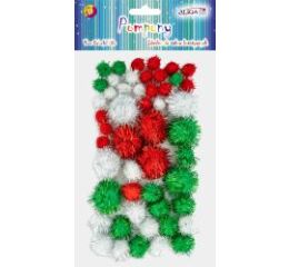 Bambulky metalické mix barev 50 ks