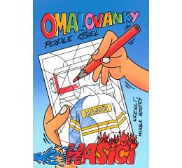 Omalovánky podle čísel A4 - Hasiči