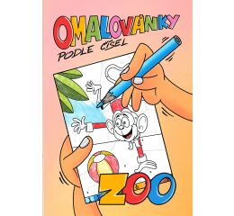 Omalovánky podle čísel A4 - ZOO