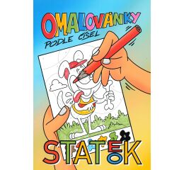 Omalovánky podle čísel A4 - Statek