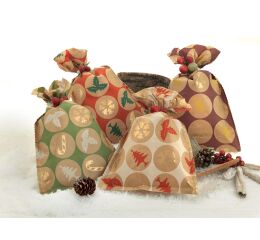 Vánoční sáček Xmas Therapy 16 x 25 cm