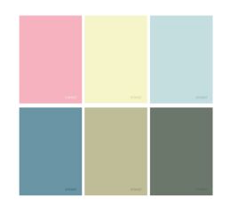 Sešit A5 54 listů Colours linkovaný