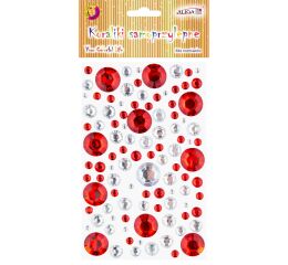 Kamínky samolepící - krystaly na blistru