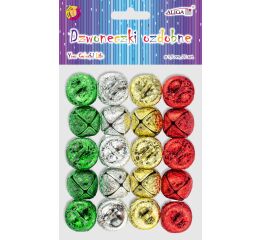 Rolničky MIX barev 1,5 cm 20 ks