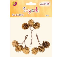 Šišky k dekoraci 9 ks