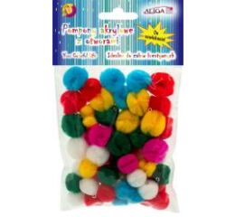 Babule akrylové mix velikosti 60ks s otvorem