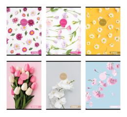 Sešit A5 54 listů Flowers nelinkovaný