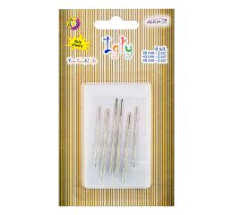 Sada jehel s velkými otvory 6 ks