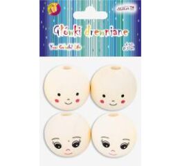 Hlavičky pěnové 3 cm 4 ks