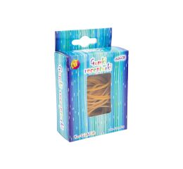 Gumové kroužky hnědé 60 g