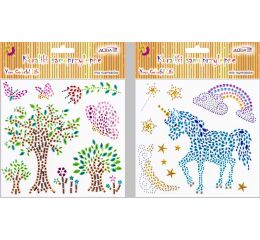 Kamínky samolepící ve formě samolepek