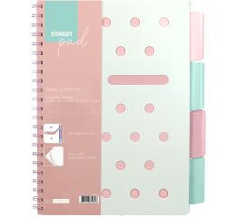 Spirálový blok A5 Street Pad Pink